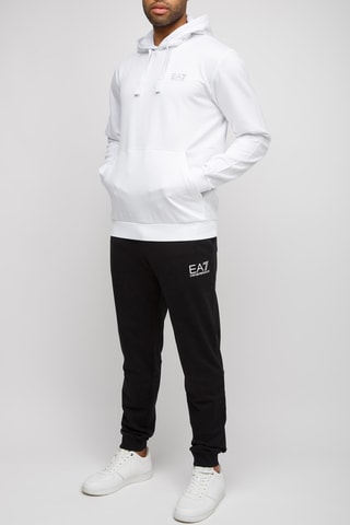 Sweat à capuche - Blanc - EA7