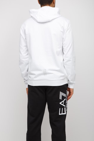 Sweat à capuche - Blanc - EA7