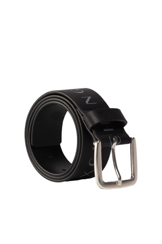 Ceinture en cuir - Noir - Exchange
