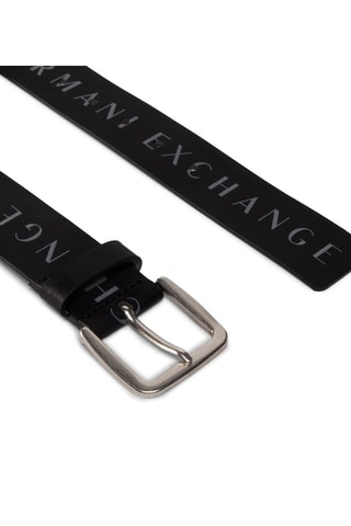 Ceinture en cuir - Noir - Exchange