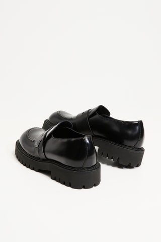 Mocassins en cuir - Noir - EA7