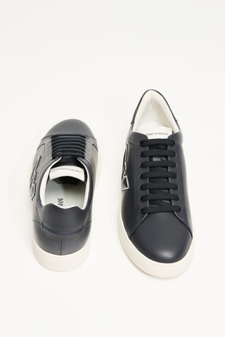 Baskets en cuir - Noir - EA7