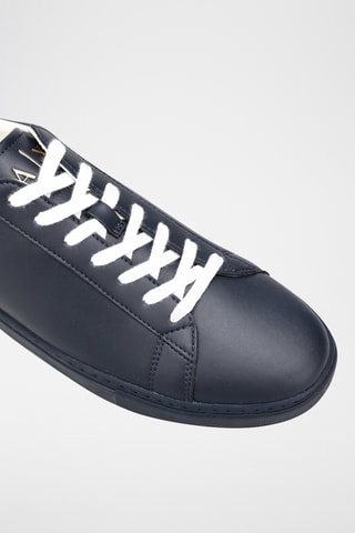 Baskets en cuir - Bleu marine - Exchange