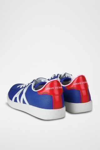 Baskets en cuir - Bleu roi - Exchange