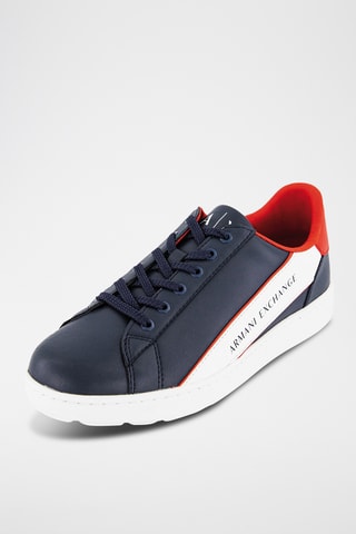 Baskets - Bleu marine et rouge - Exchange