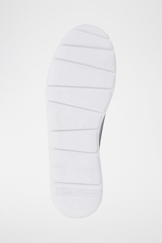 Baskets en cuir - Blanc et noir - Exchange