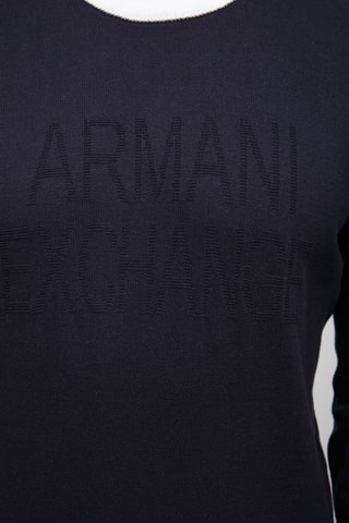 Pull - Bleu marine et blanc - Exchange