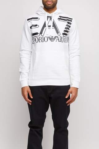 Sweat à capuche - Blanc - EA7