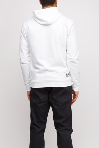 Sweat à capuche - Blanc - EA7
