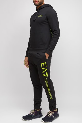 Sweat à capuche - Noir  - EA7