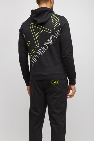 Sweat à capuche - Noir  - EA7