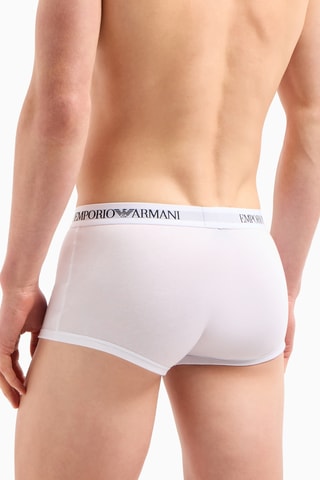 3 boxers - Blanc et rouge - Emporio Armani