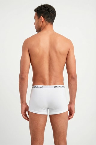 Boxer - Blanc et gris chiné - Emporio Armani