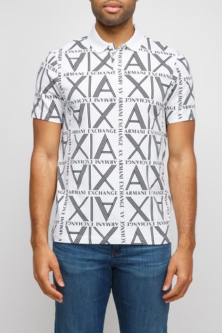 Polo - Blanc et noir - Exchange