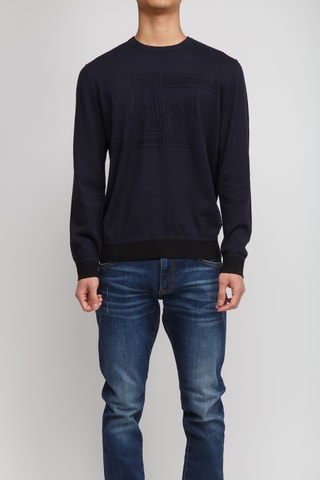 Pull - Bleu marine - Exchange