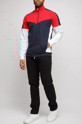 Sweat - Bleu marine et rouge - Exchange