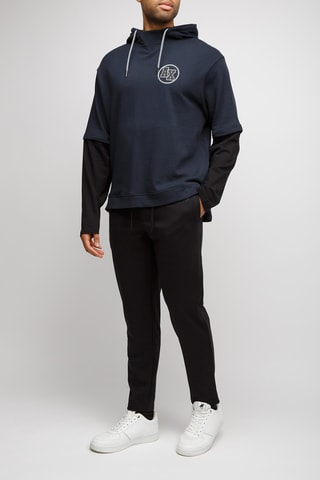 Sweat à capuche - Bleu marine - Exchange