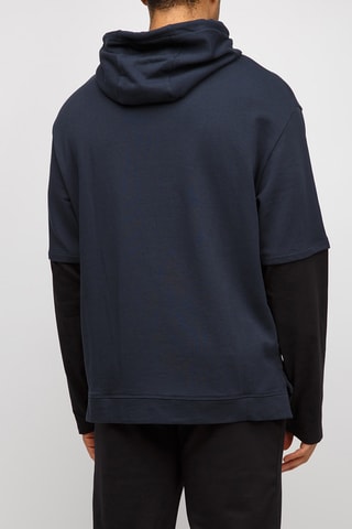 Sweat à capuche - Bleu marine - Exchange