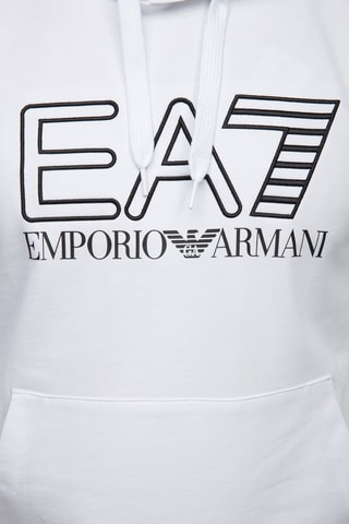 Sweat à capuche - Blanc - EA7