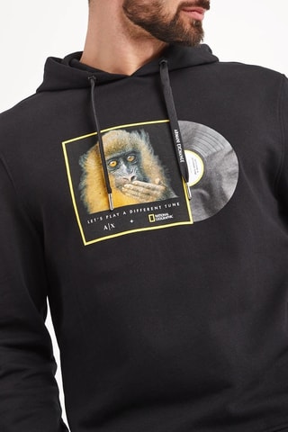 Sweat à capuche - Noir - Exchange