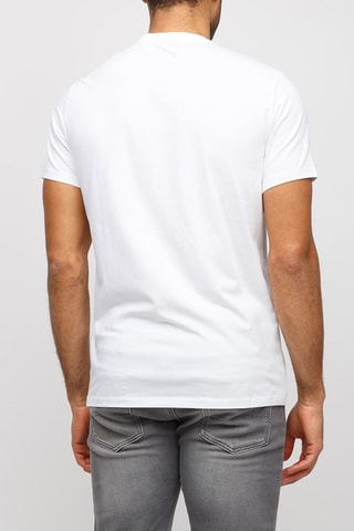 T-shirt - Blanc et orange - Exchange