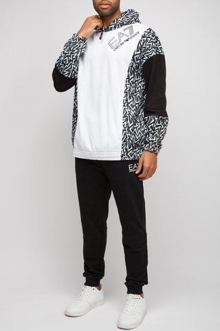 Sweat à capuche - Blanc - EA7