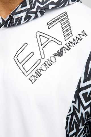 Sweat à capuche - Blanc - EA7