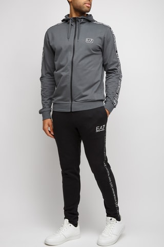 Sweat à capuche - Gris clair - EA7