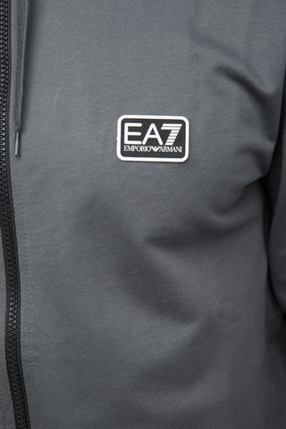 Sweat à capuche - Gris clair - EA7