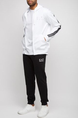 Sweat à capuche - Blanc - EA7