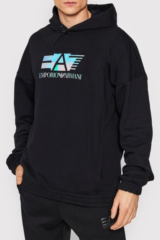 Sweat à capuche - Noir - EA7