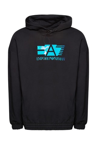 Sweat à capuche - Noir - EA7