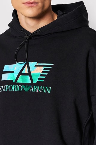 Sweat à capuche - Noir - EA7