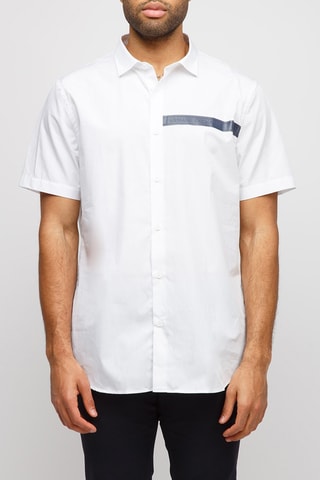 Chemise - Blanc et anthracite - Exchange
