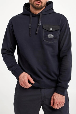 Sweat à capuche - Bleu nuit - Exchange