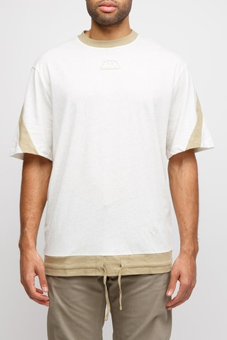 T-shirt en lin - Blanc - Exchange