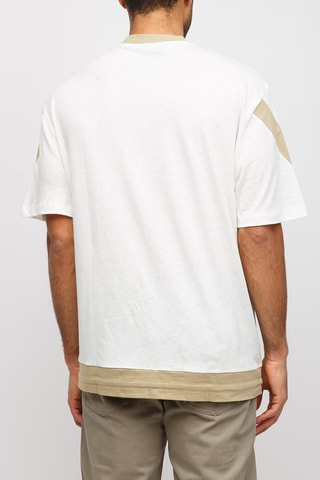 T-shirt en lin - Blanc - Exchange