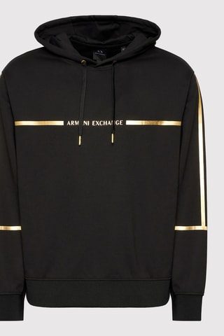 Sweat à capuche - Noir et doré - Exchange