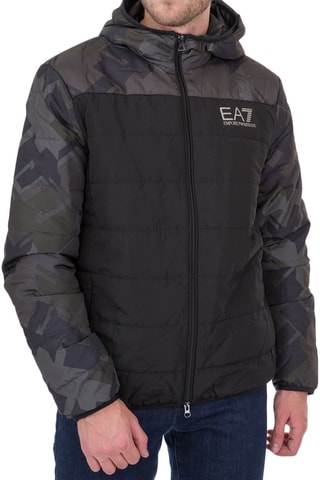 Doudoune à capuche - Noir - EA7