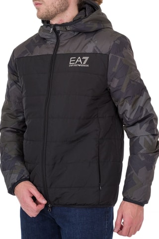 Doudoune à capuche - Noir - EA7