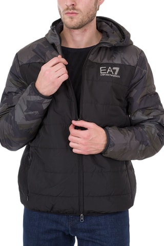 Doudoune à capuche - Noir - EA7