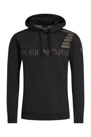 Sweat à capuche - Anthracite chiné - EA7