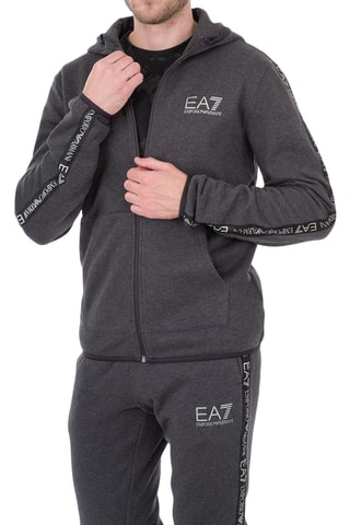 Sweat à capuche - Gris foncé - EA7