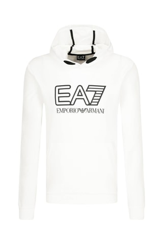 Sweat à capuche - Blanc - EA7