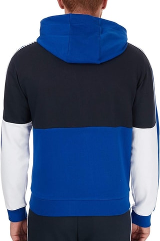 Sweat à capuche - Bleu marine et blanc - Exchange