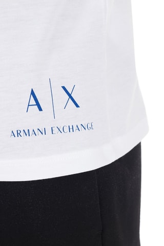 T-shirt - Blanc et indigo - Exchange