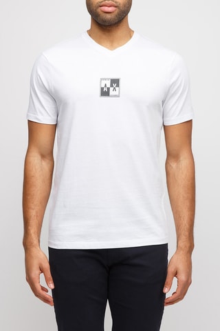 T-shirt - Blanc et gris - Exchange