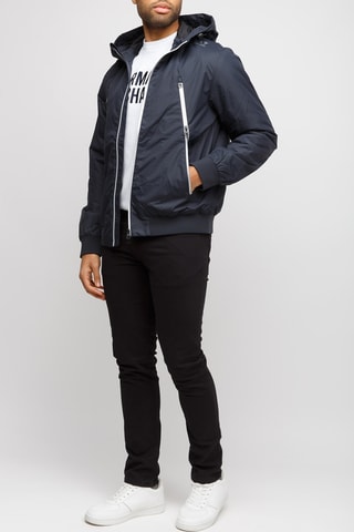 Bomber à capuche - Bleu nuit - EA7