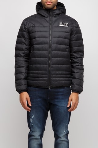 Doudoune à capuche - Noir - EA7
