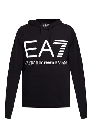 Sweat à capuche - Noir - EA7